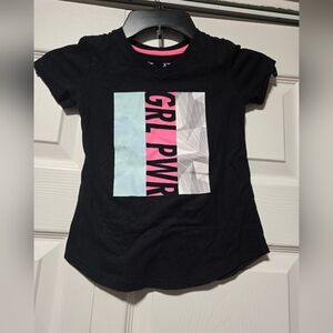 Xersion Kids Black GRL PWR Shirt